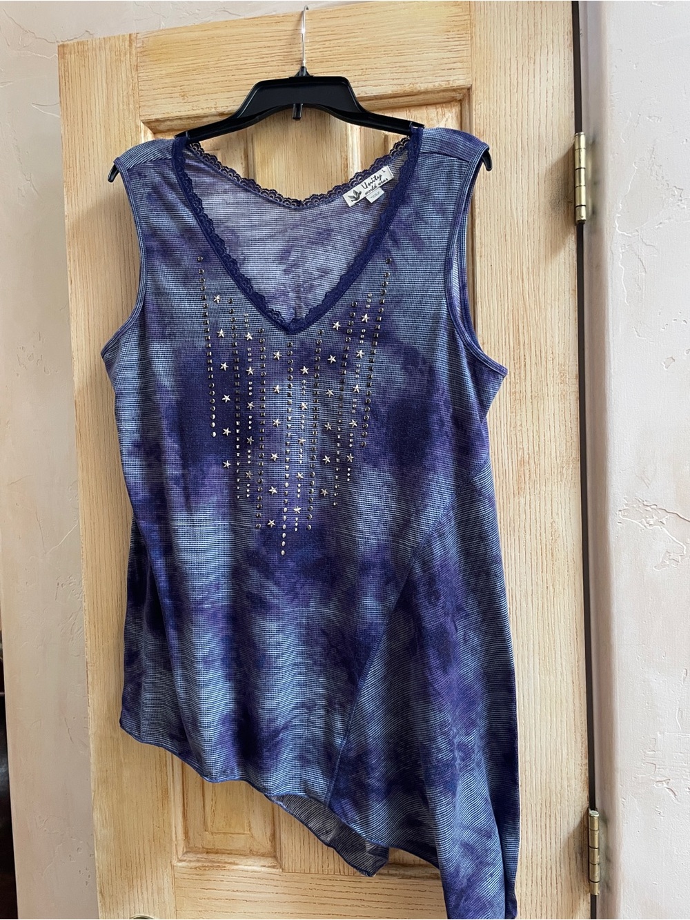 Unity embellished summer top